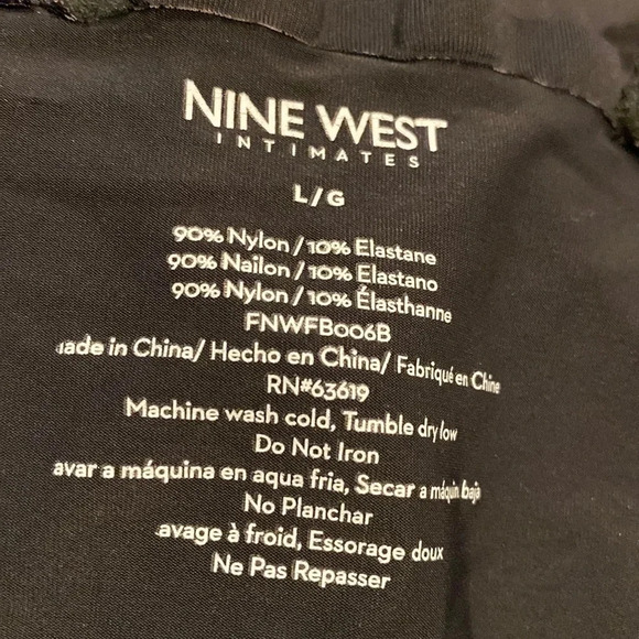 Nine West black padded lace brallette Szc L - Picture 6 of 12